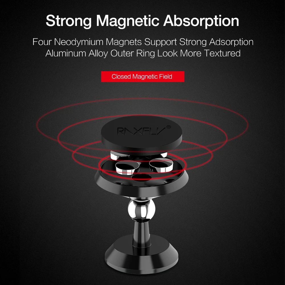RAXFLY Magnetische Auto Halter Stehen Auto Magnet GPS Handy Auto Halter Für iPhone XS Max XR XS X 8