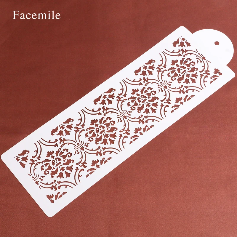 Aliexpress Buy Facemile Cake Stencil Decorative