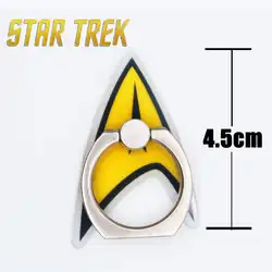 OHCOMICS фильм Star Trek Insignia Звездного Флота 360 градусов квадратный кольцо стенд держатель подставка для мобильного телефона Phonerings