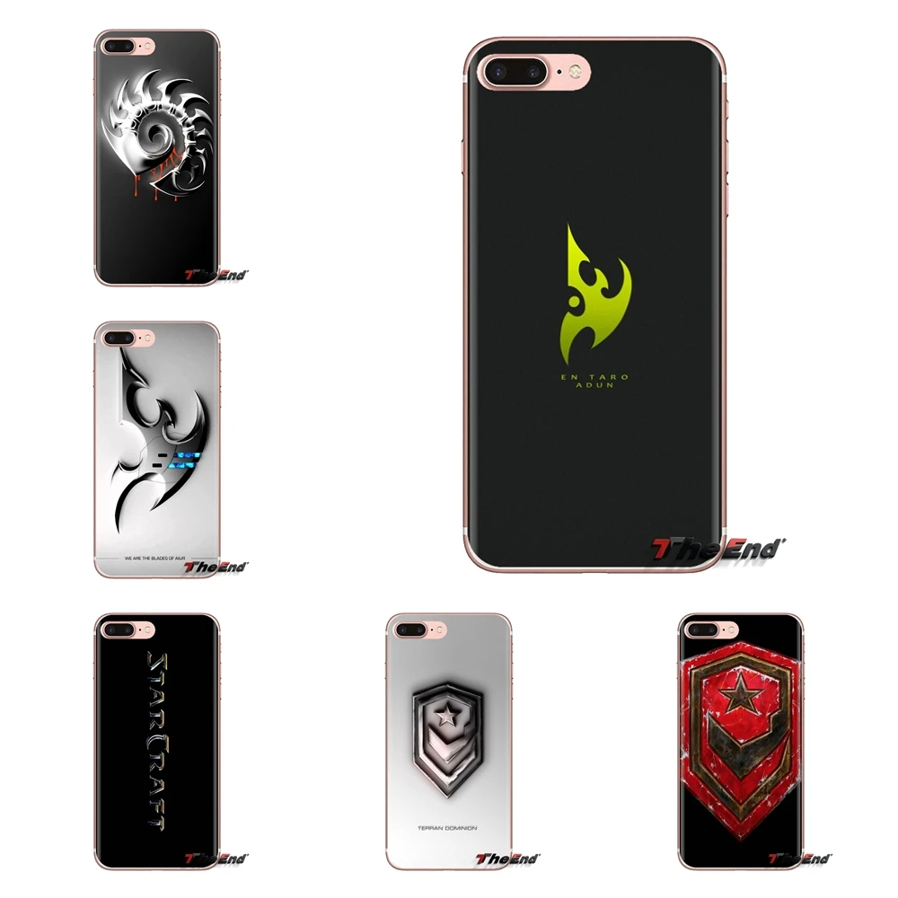 Мягкий прозрачный чехол с логотипом StarCraft Games Blizzard для Xiaomi Mi4 Mi5 Mi5S Mi6 Mi A1 A2 5X 6X 8 9 Lite SE