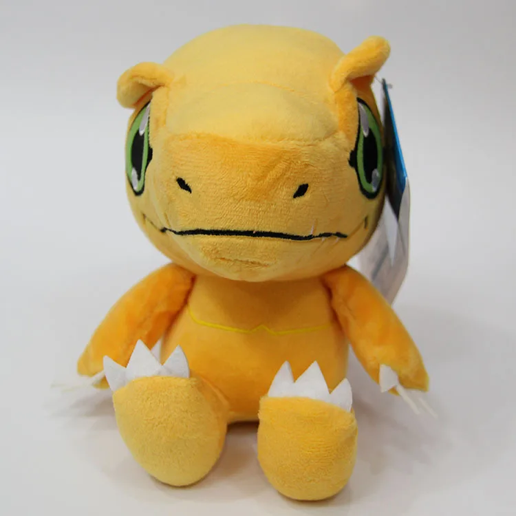 Приключения Дигимонов Цифровой Монстр Плюшевые игрушки Agumon Gomamon Patamon Greymon Хэммон попплио плюшевые мягкие с наполнением игрушки животных Куклы - Цвет: Agumon