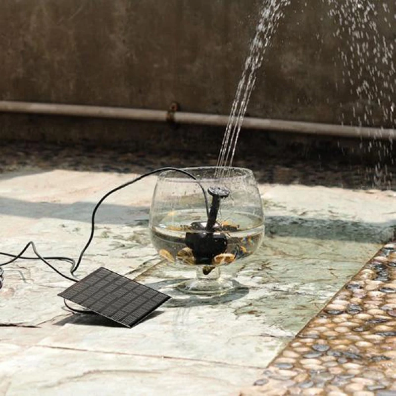 Tenozek 1W Direct-current Brushless Solar Powered Submersible Water Pump Tenozek 1W Direct-current Brushless Solar Powered Submersible Water Pump