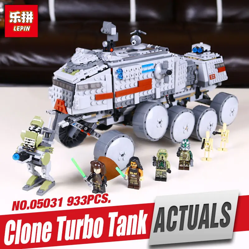 

LEPIN 05031 Star Plan series Clone set Turbo model Tank 75151 Building Blocks Legoing Wars Toy as children Christmas Gift