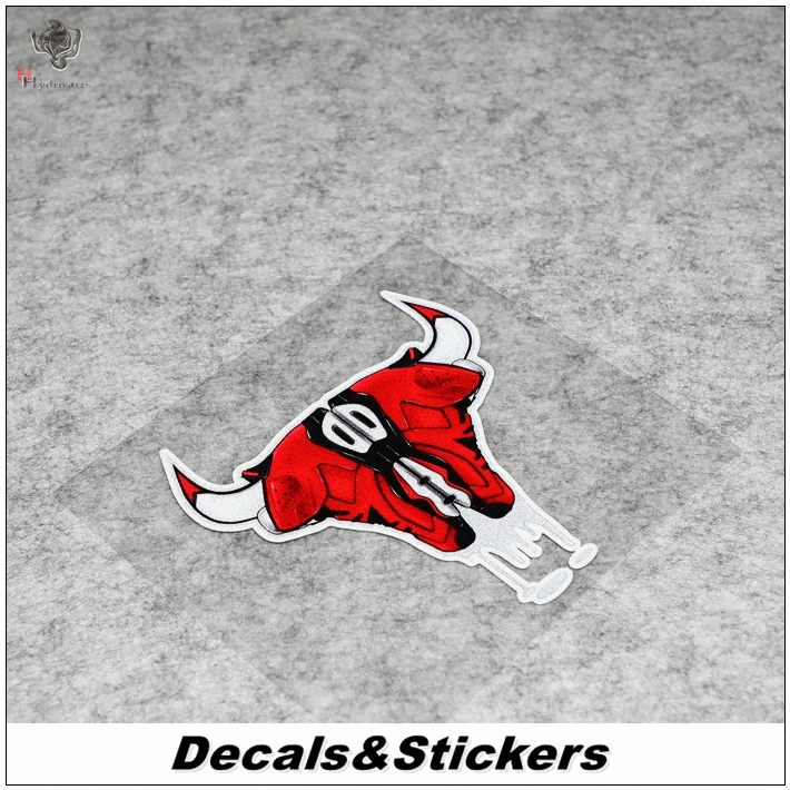 

NO.L280 COOL Sneakers Bull 3M Reflective Modified Stickers Car Glass Waterproof Decals Racing Motorcycle Motocross