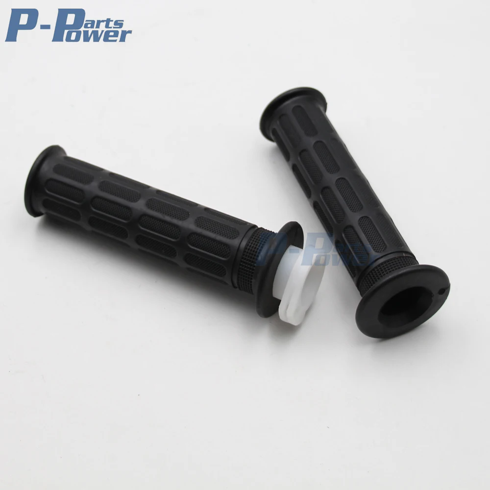 

Grips Grip Set w/ FREE Throttle Cable Tube Sleeve For Honda Suzuki Yamaha KAWASAKI MX Dirt Bike Offroad NEW