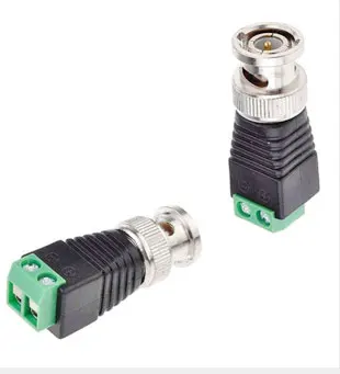 100pcs JR-B9 BNC to RCA Connector Small and short BNC connector for CCTV system CCTV Camera Accessories