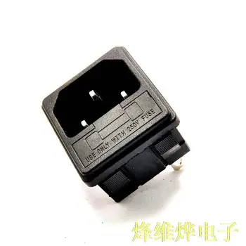 

AC-02 all- copper AC power outlet with a three-pin socket with bayonet fuse 15A / 250V (20 rats)
