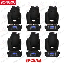 SONGXU 6 шт./партия Профессиональный 120 Вт Светодиодный точечный движущаяся головка точечный свет для театрального диско ночного клуба Вечерние/SX-MH120
