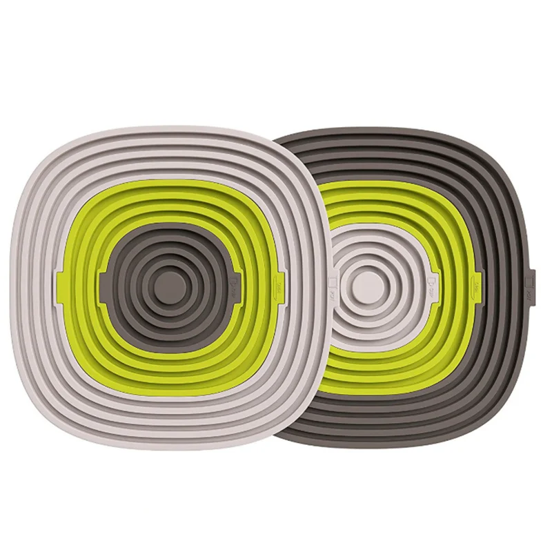  3 In 1 Silicone Pot Mat Non Slip Table Heat Resistant Insulated Coaster Trivet Mats Plate Cup Pads