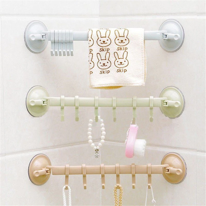 

2019 Newest suction wall hanging Stand Hook Kitchen Bathroom Hanger Supper Power Vacuum Sucker suction hooks adjustable