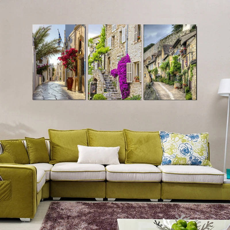 3 шт. настенная картина на холсте европа|picture for living room|wall picturesart poster |