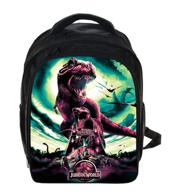 13 Inch Jurassic World Dinosaur School Bags for Kindergarten kids