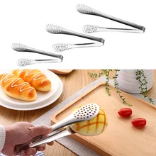 Щипцы для еды, инструмент для приготовления пищи, жаростойкий зажим для хлеба, зажим для выпечки, зажим для барбекю, кухонные щипцы из нержавеющей стали