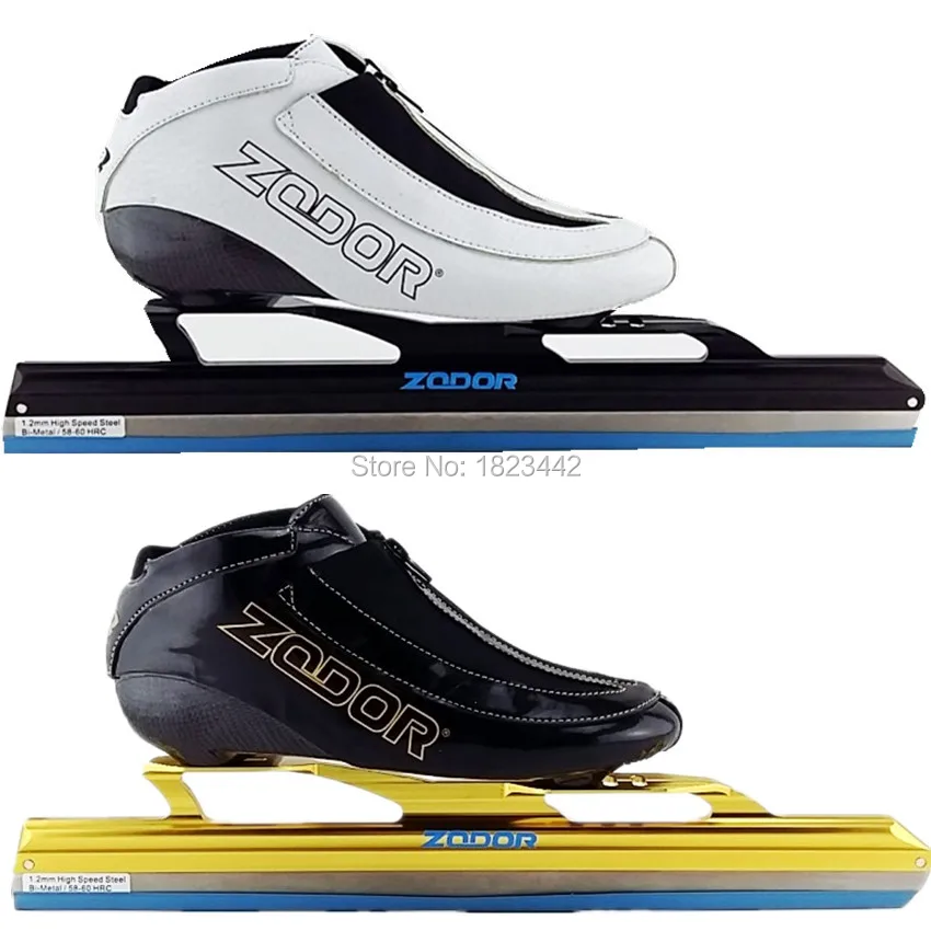 Ice speed Skate ice ZODOR Катание на коньках ботинки из углеродного волокна длинный трек Катание на коньках обувь дислокация ice skate blade 380 мм 410 мм 430 мм