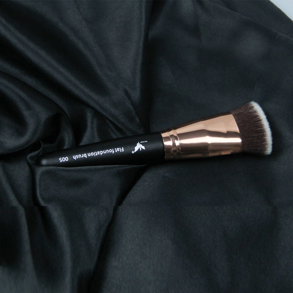 SANIYE профессиональная скошенная, плоская кисть для жидкой основы, Кисть для макияжа, инструмент brochas de maquillaje de alta calidad A005