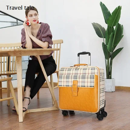 

Travel tale Princess travel, fashion, boarding 16/18/20/24 inches High quality Rolling Luggage Spinner brand Travel Suitcase