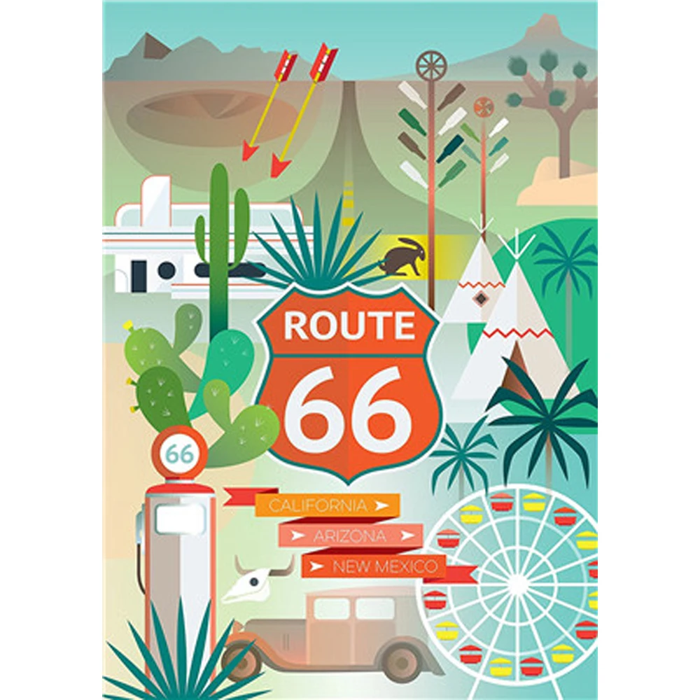 АЗС Route 66 старинный оловянный знак бар украшение для стен дома, паба ретро металл искусство пиво кофе плакат тарелка 1001(484