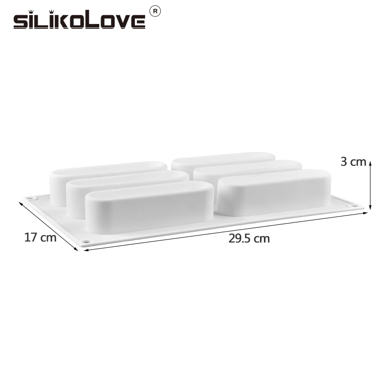 Силиконовые формы SILIKOLOVE 6 полостей форма для торта силиконовая кастрюля мусса