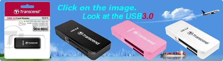 Transcend 2 в 1 Высокоскоростной USB 3,0 кард-ридер адаптер для SDHC/SDXC/microSDHC/microSDXC/UHS-I