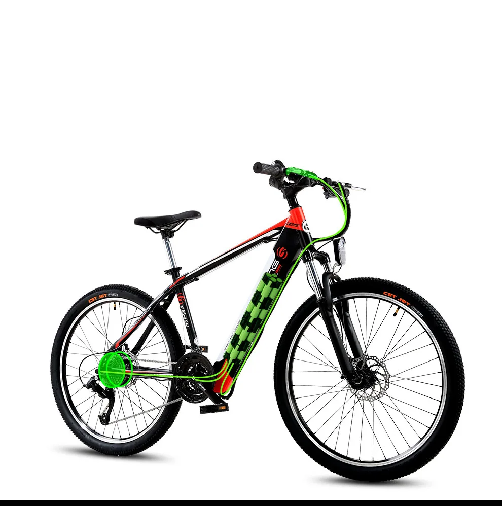 26inch electric bicycle 48V10ah lithium battery hidden in frame lightweight electric mountian bike 25km/h 240 motor ebike