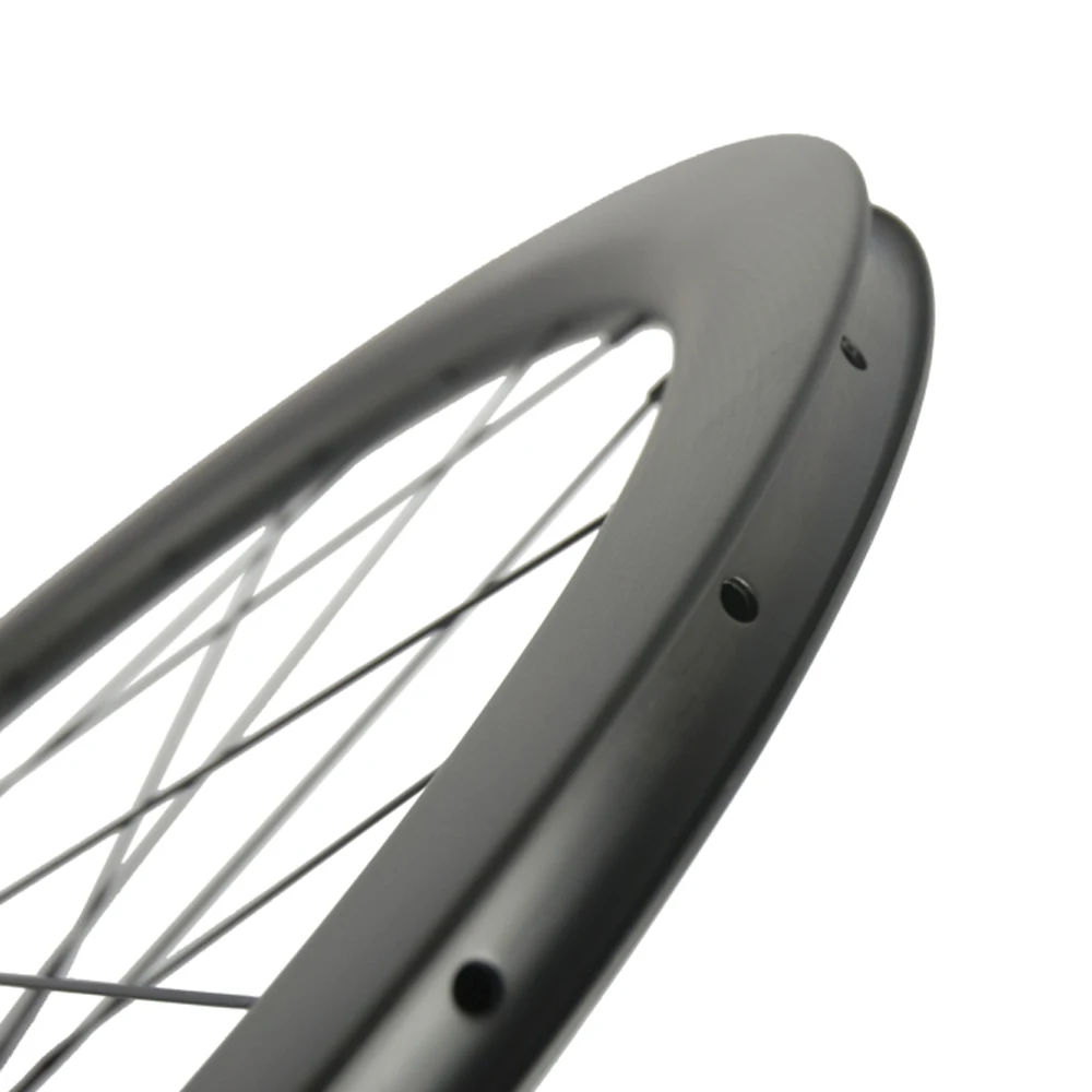 Perfect 700C Road Disc Brake 6 Bolt Hubs 30mm 40mm 45mm 55mm Carbon Clincher  Carbon Bike Bicycle Disc Wheelset Cyclocross Wheels 5