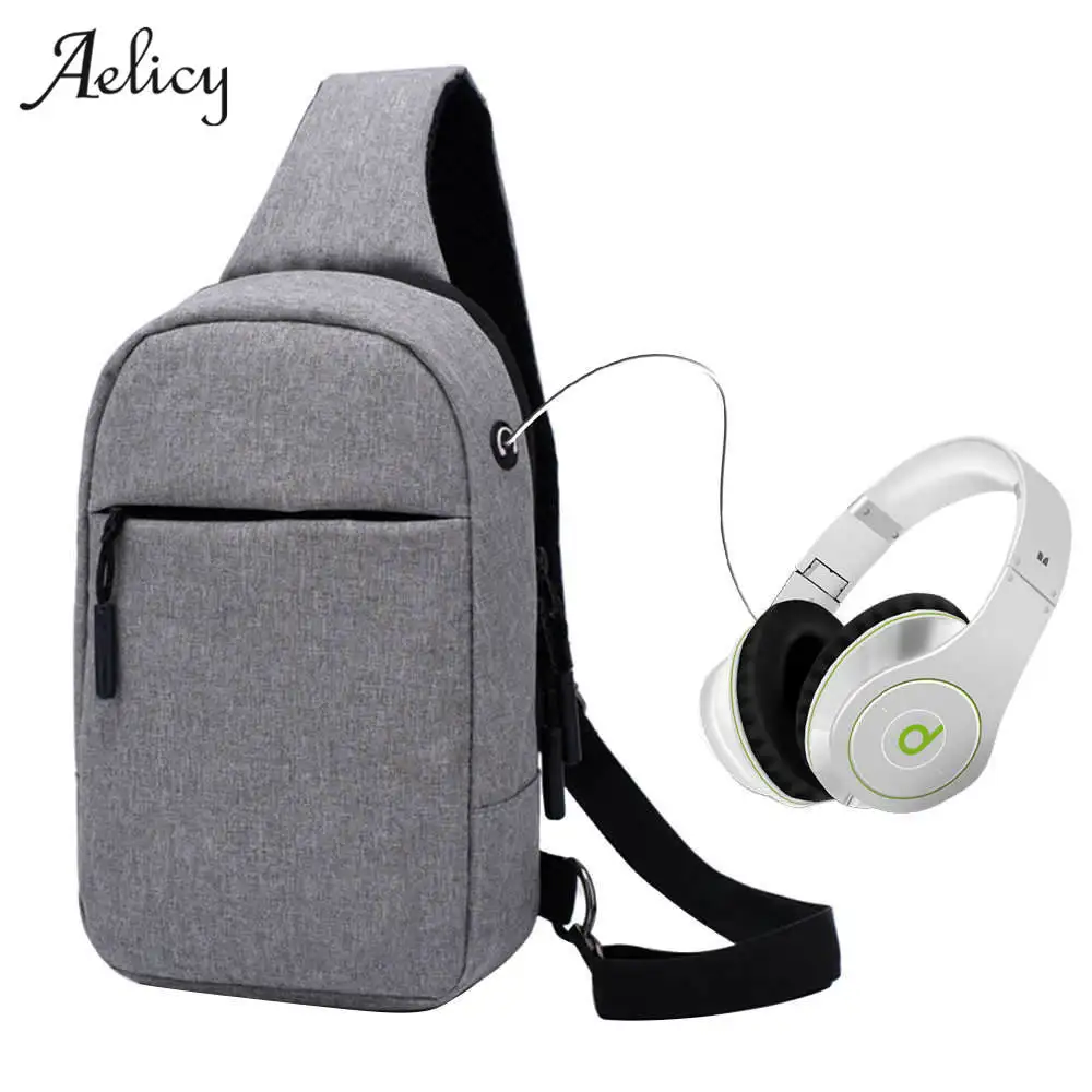 

Aelicy Waterproof Man Casual Messenger Bag Fashion Mini Women Shoulder Bag Travel Chest Pack Bag Crossbody Sling Bag For Ipad