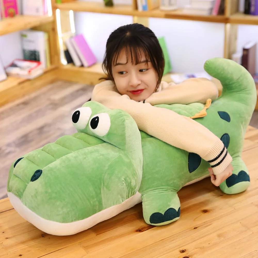 50/65 см игрушечный плюшевый крокодил чучело Крокодил Аллигатор хлопок подушки детские плюшевые игрушки для детей подарок