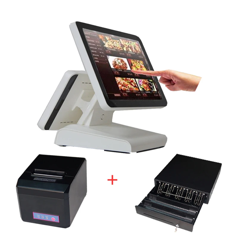 free shipping point of sale for retail all ine one pc pos system dual ...
