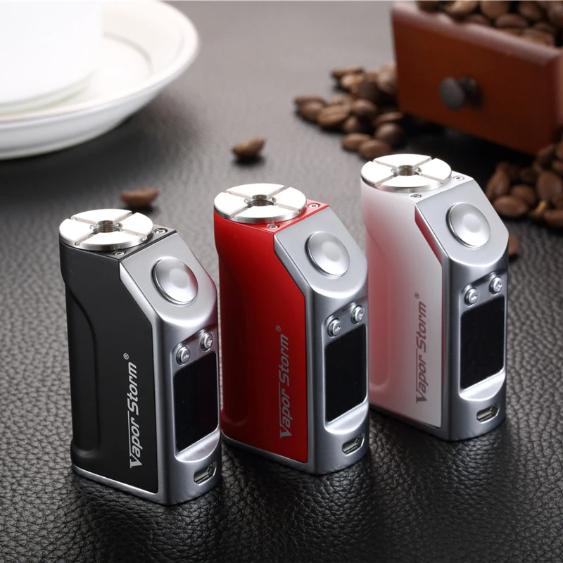 

E-Cigarette mod Vapor storm MiNi 50W mod TC Temperature Control 1200mah Vape Hookah vaporizer Electronic Cigarette mod