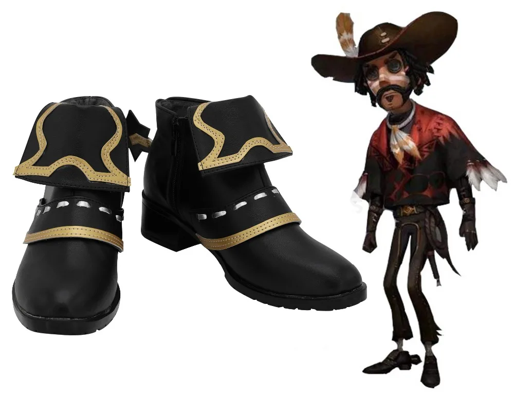 Identity V Cosplay Shoes Cowboy Kevin Boots Pu Leather Shoes Halloween Cosplay Shoes Shoes Aliexpress