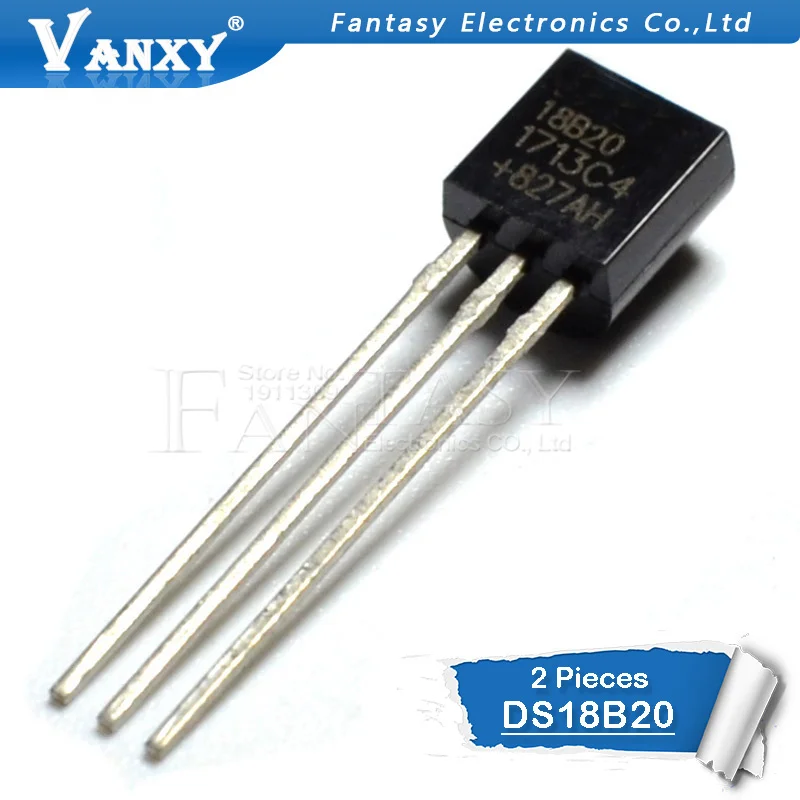2 шт. Даллас DS18B20 18B20 18S20 TO 92 IC CHIP термометр датчик температуры|ic chip|sensor chipsensor ds18b20 |