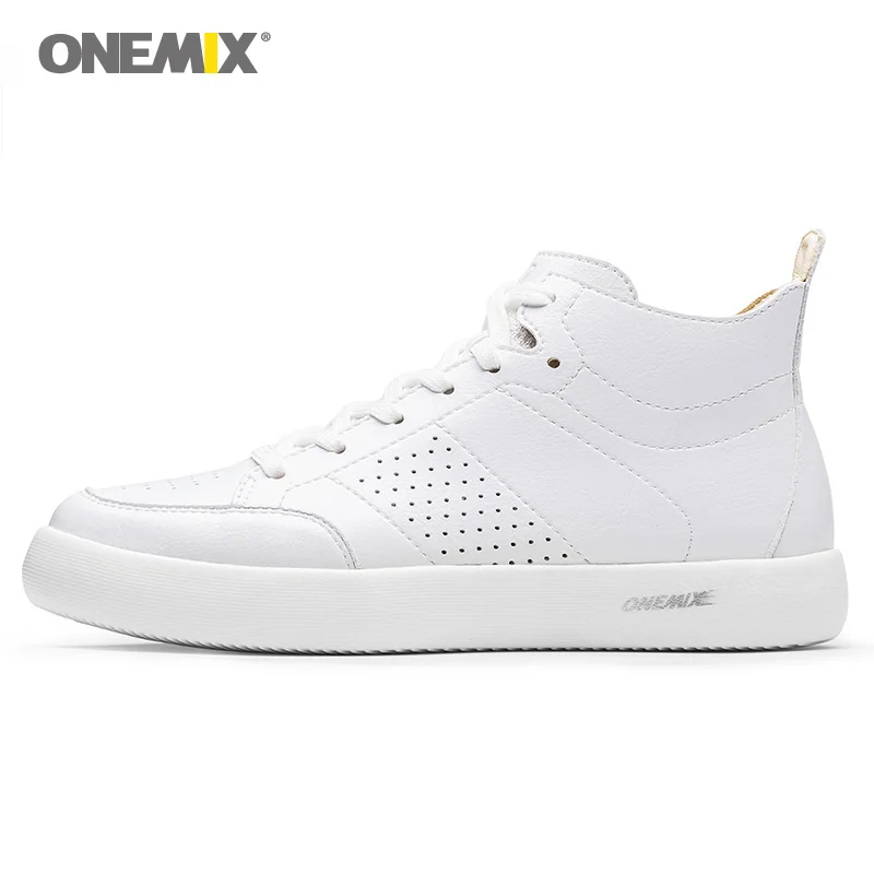 White 1308 Onemix/Мужская обувь для скейтбординга; Мужская замшевая обувь из коровьей кожи; Классические Красивые трендовые кроссовки для скейтборда; спортивные уличные кроссовки на плоской подошве для мальчиков - Цвет: White 1308