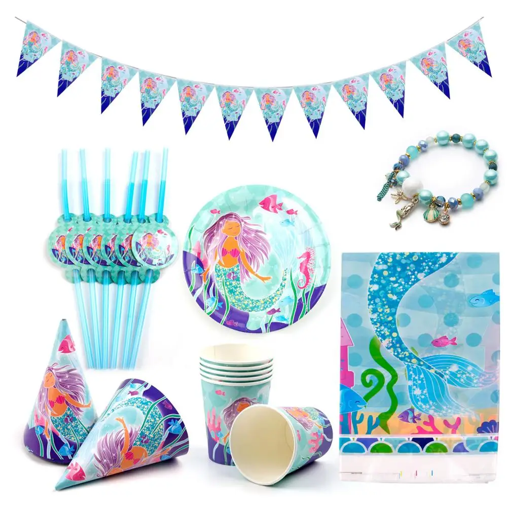 The Little Mermaid Birthday Candy Box Mermaid Party Gift Box Birthday Party Decor Kids Mermaid Wedding Party Supply Baby Shower