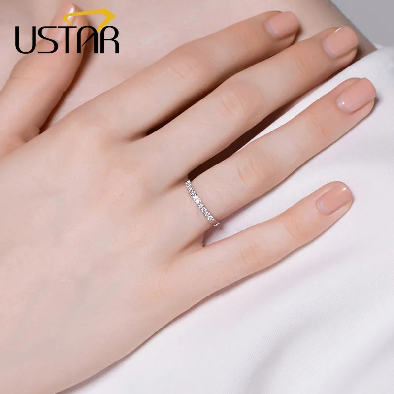 Женские обручальные кольца с фианитами серебряного цвета|crystal wedding ring|wedding rings for