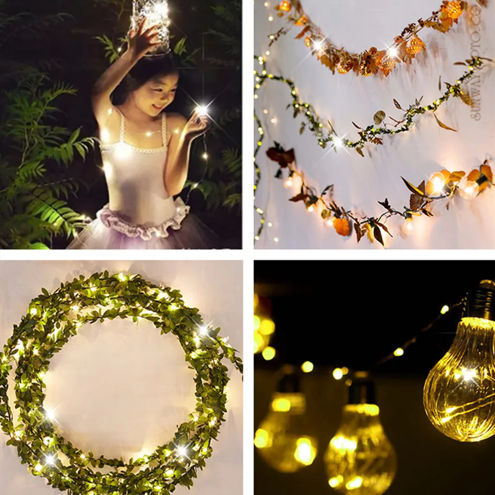 Copper wire USB LED string lights (13)