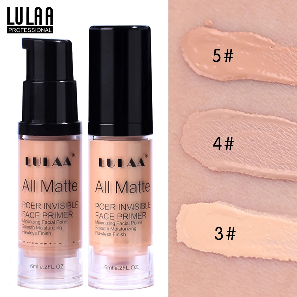 

Brand Face Moisturizer Concealer Liquid Foundation Makeup Base Brighten Pores Invisible Waterproof Matte Primer Foundation
