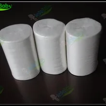 3 рулона 100 листов на роол биоразлагаемые вискозные рифленые вкладыши для тканевых подгузников