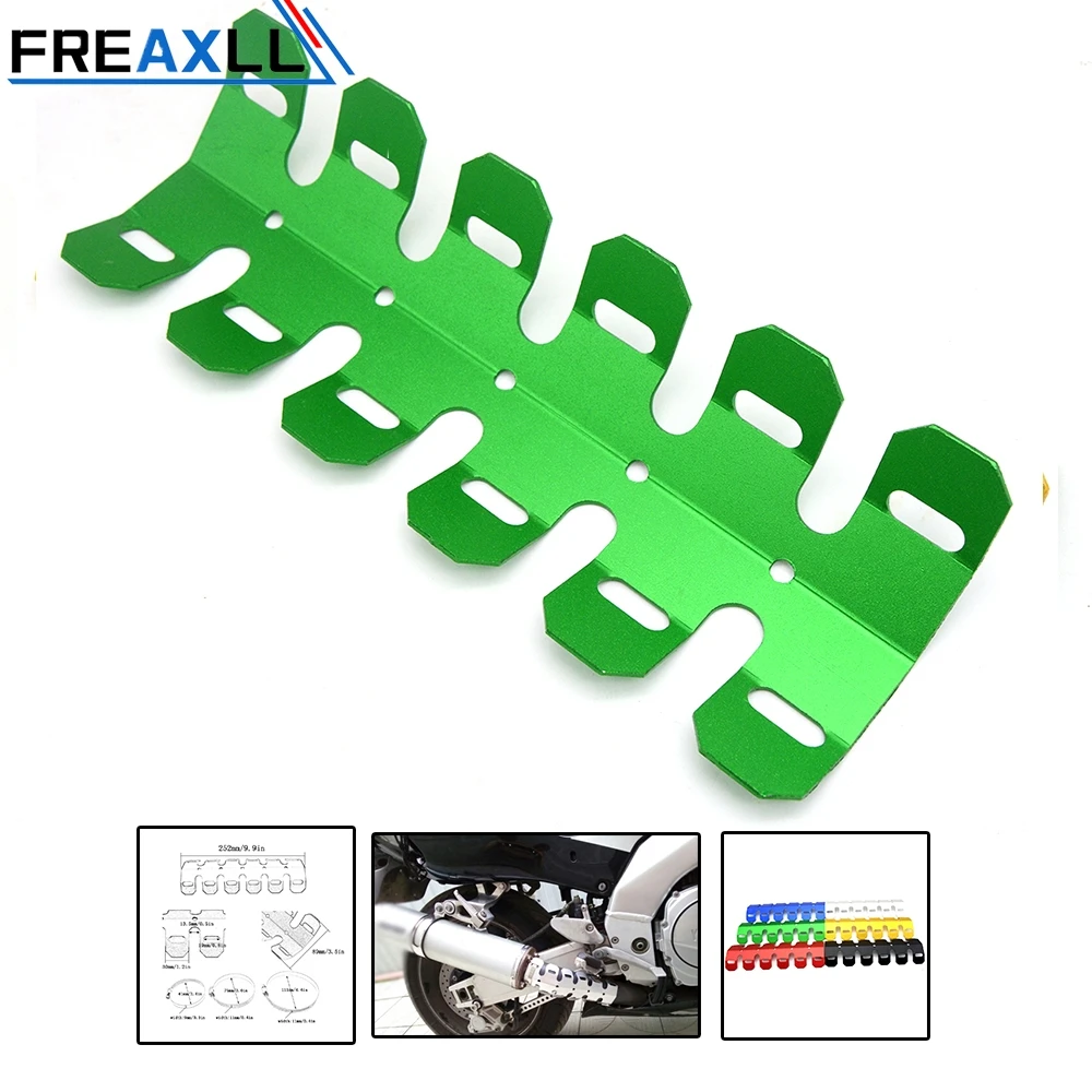 Universale Off-Road Tubo Di Scarico Guard Protector Protezione Termica Per Honda Cr Crf Sl Xr Crm 80 85 125 150 230 250 400 450 650 1000