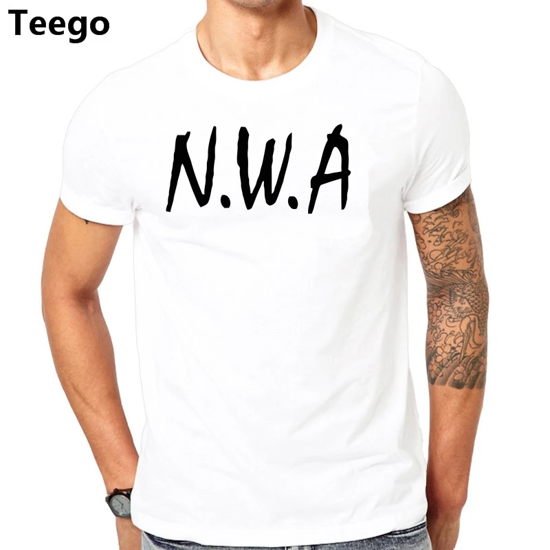 Для мужчин с длинным рукавом Футболка Straight Outta Movie NWA Ice Cube Dr Dre Eazy E DJ Yella MC Ren модный