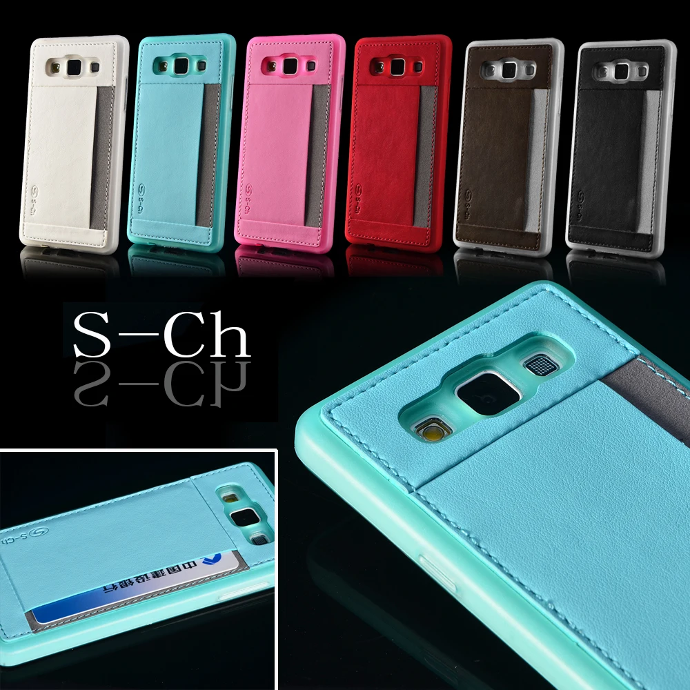 

for Samsung Galaxy A5 SM-A500 SM-A500F 2015 Phone Case with Card Holder Perfect Protection Free Shipping