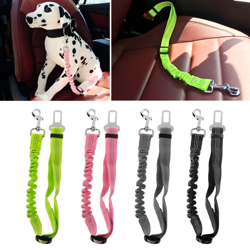 Профессиональный регулируемый ремень безопасности для собак Pet Car Vehical Reflector Safety Lash Lead