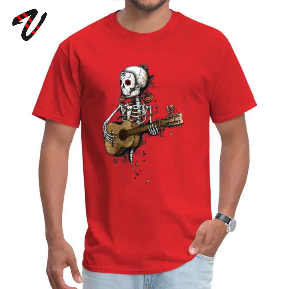 Birthday Fitness Tight Father Day Cotton Fabric O-Neck Men's Tops & Tees Casual Tees Prevailing Short Sleeve Top T-shirts Calaca Shirt for light shirts 1768 red