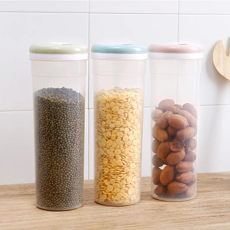

Large Cereals Beans Boxes Spaghetti Container Noodles Containers Plastic Food Storage Container for Rice Snacks