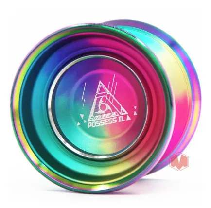 Новое поступление, Империя 7075, обладают II йо-йо биметаллическим кольцом, красочное йо-йо металлическое йо-йо для профессионального йо-йо игрока, отличный подарок - Цвет: Rainbow color