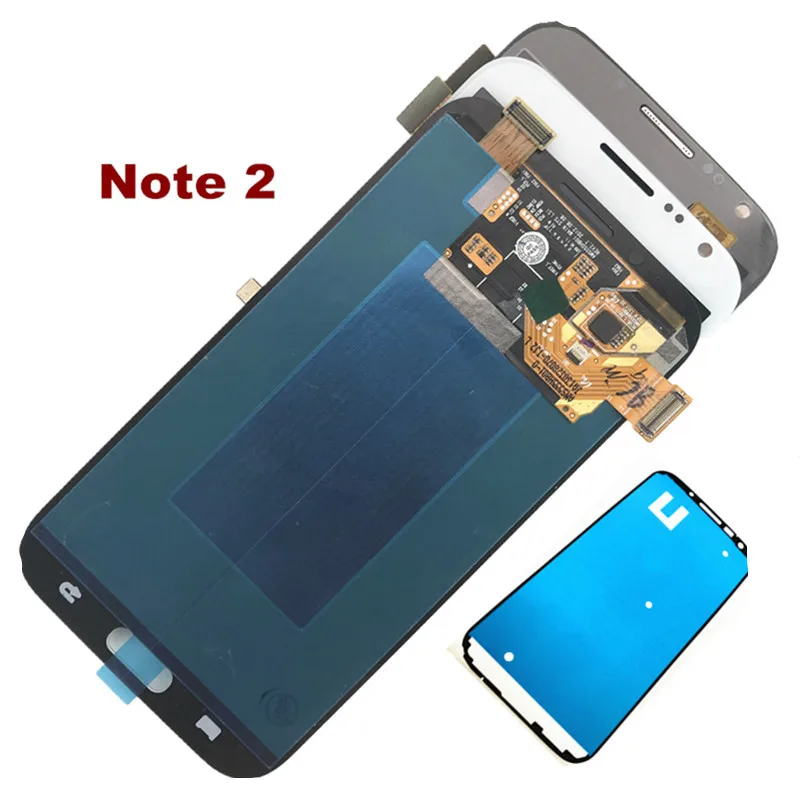 Супер AMOLED 5,5 ''lcd для samsung Galaxy Note 2 lcd N7100 Note2 N7105 дисплей кодирующий преобразователь сенсорного экрана в сборе запасные части