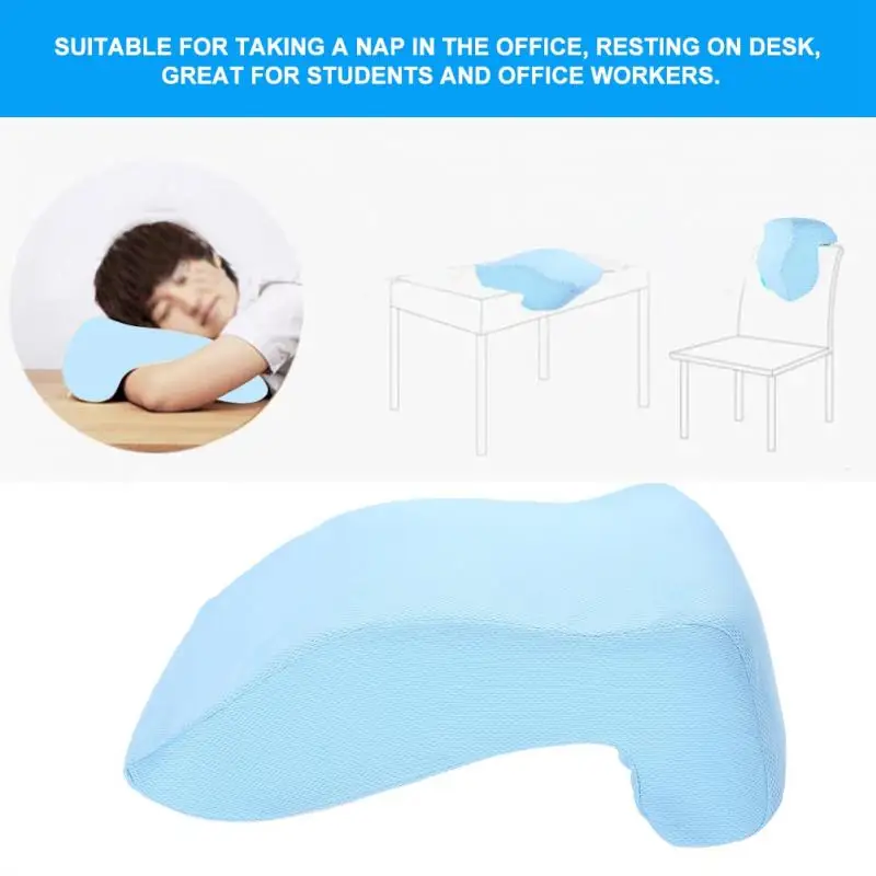 Подушка для сна медленно с пенным наполнителем с эффектом памяти для офисная парта из дышащего материала для сна, отдыха подушка для массажного кресла