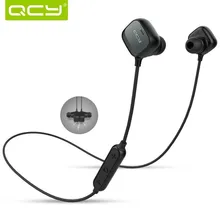 Original QCY QY12 Bluetooth 4 1 Wireless Headphones portable Headphones Microphone Sport Earbuds for xiaomi iphone