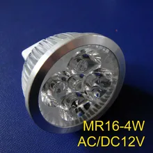 Высокое качество LED 4 Вт светодиодный прожектор, высокой мощности led mr16 4 Вт прожекторы, светодиодная лампа 12 В 4 Вт( 20 шт./лот
