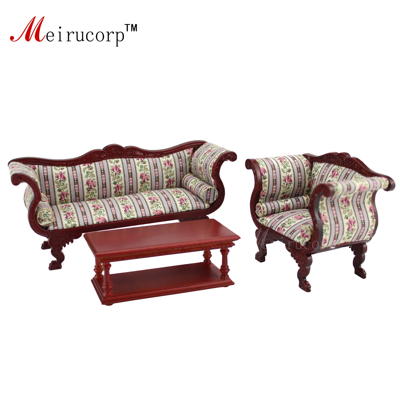 Dollhouse 1:12 scale Miniature furniture Luxurious Living room Sofa