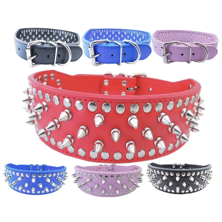 Big Leather Dog Collars For Sale